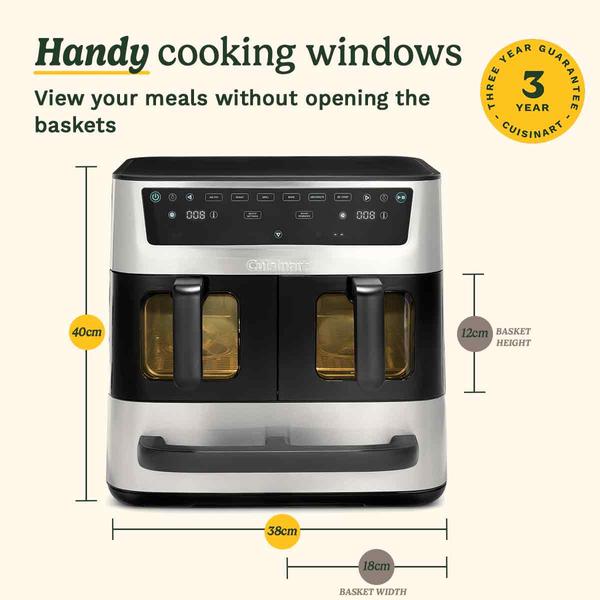 Tri-Zone PFAS Free Air Fryer 13.2L  (AFT13XSSU)