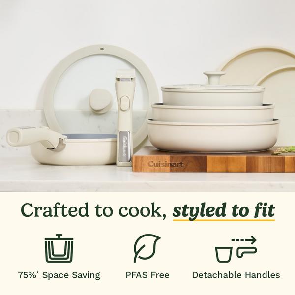 ClickSmart™ Nonstick Detachable Handle Cookware Set (D53C13BGXA)