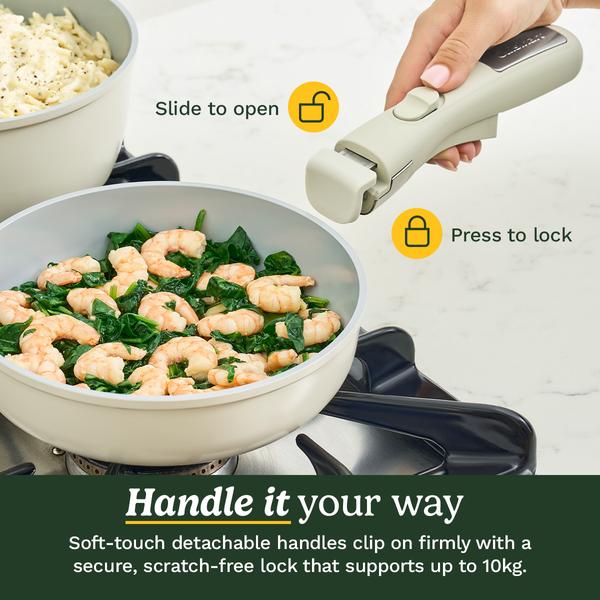 ClickSmart™ Nonstick Detachable Handle Cookware Set (D53C13BGXA)