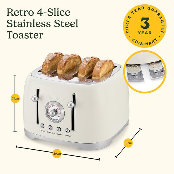 Retro 4 Slice Toaster (CPT-3400BXA )