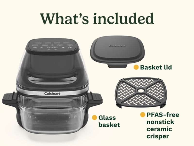 ClearView Air Fryer with Glass Basket 3.8L  (AFC-4XA)