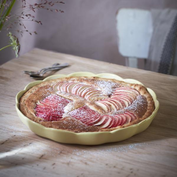 Madeleine Tart Dish - Candy Rose