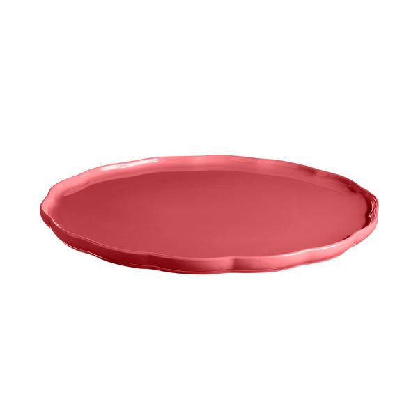 Madeleine Round Serving Platter - Rose Candy