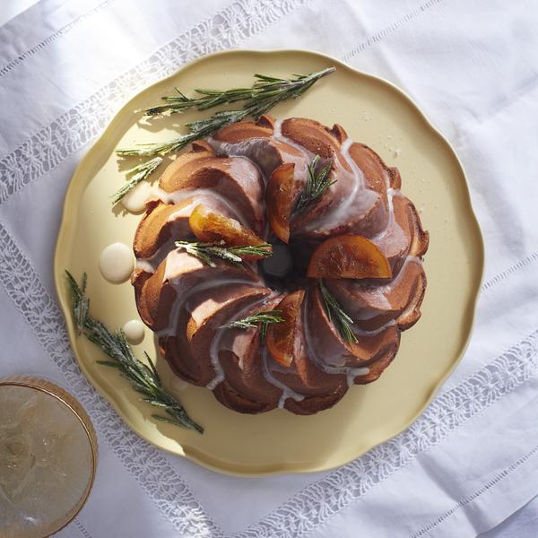 Madeleine Round Serving Platter - Vanilla
