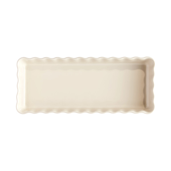 Slim Rectangular Tart Dish - Clay