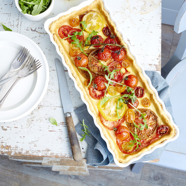 Slim Rectangular Tart Dish - Flour