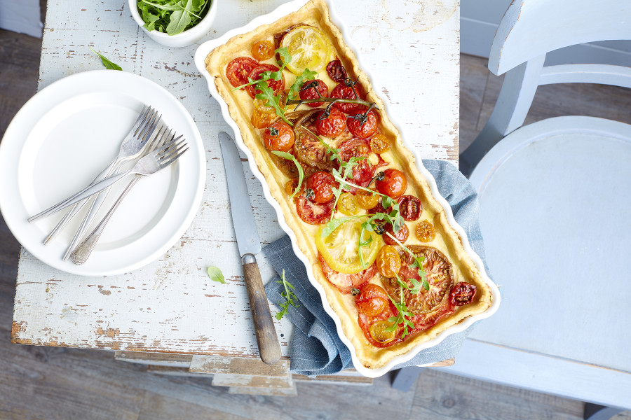 Slim Rectangular Tart Dish - Flour