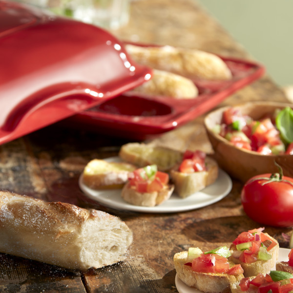 Baguette Bread Baker - Burgundy