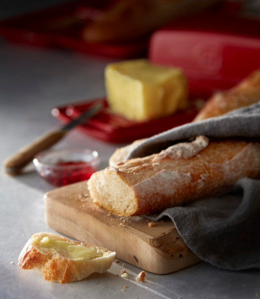 Baguette Bread Baker - Burgundy
