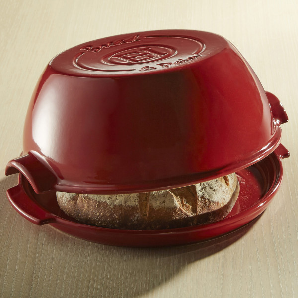 Round Bread Baker - Burgundy