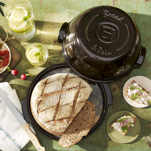 Round Bread Baker - Burgundy