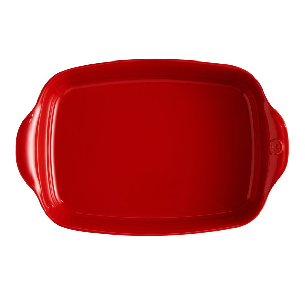 Large Rectangular Oven Dish - Burgundy