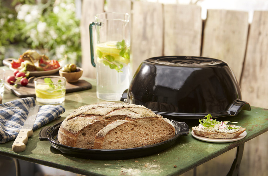 Round Bread Baker - Charcoal