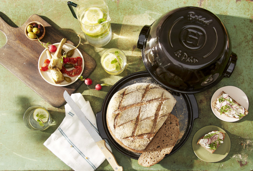 Round Bread Baker - Charcoal