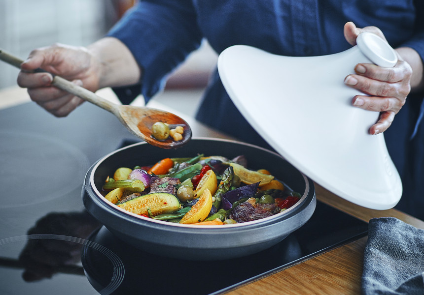 Delight Small Induction Tagine 26cm - Slate