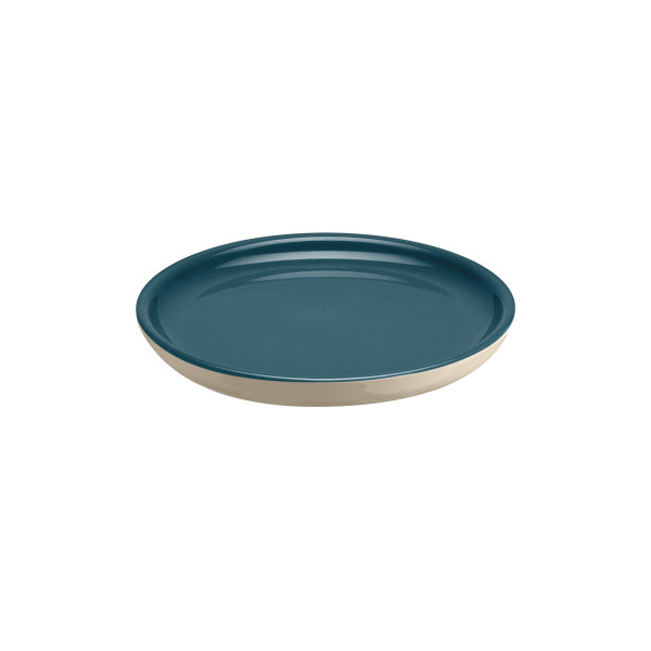 Small Plate 18cm - Blue Flame/Ivory