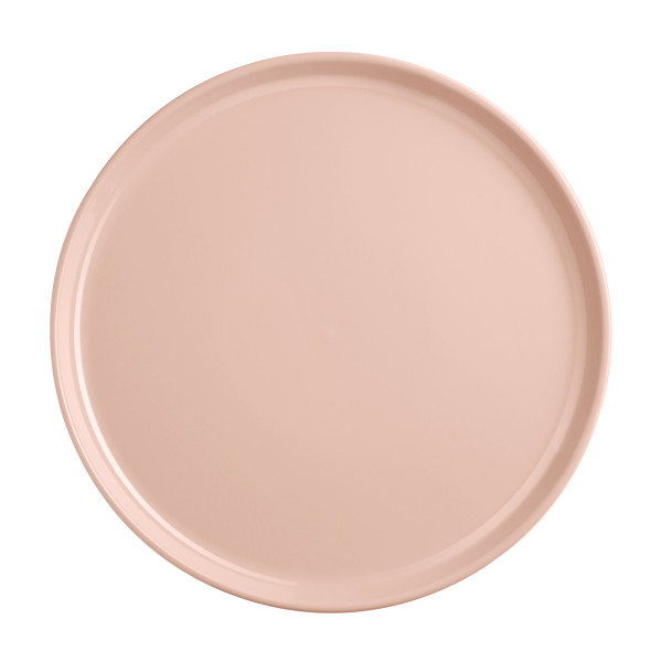 Large Plate 25cm - Powder Pink/Ivory