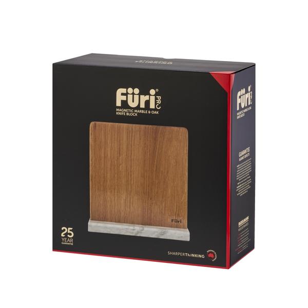 Magnetic Marble Block Large - White & White Oak