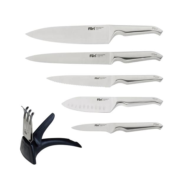 Pro Stainless Steel Knife Block Set 7 Piece