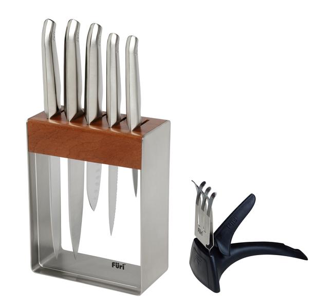 Pro Stainless Steel Knife Block Set 7 Piece