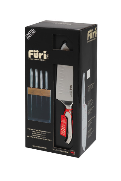Pro Limited Edition Black Knife Block Set 5 Piece