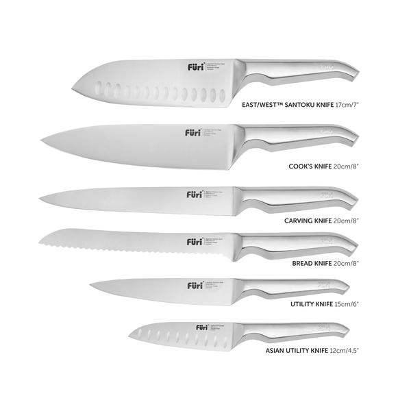 Magnetic Hexagonal Knife Block Set 7 Piece