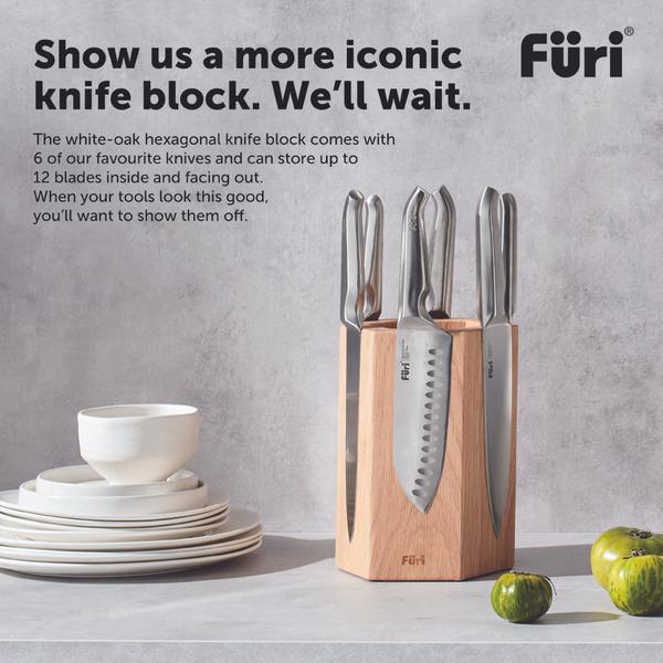Magnetic Hexagonal Knife Block Set 7 Piece