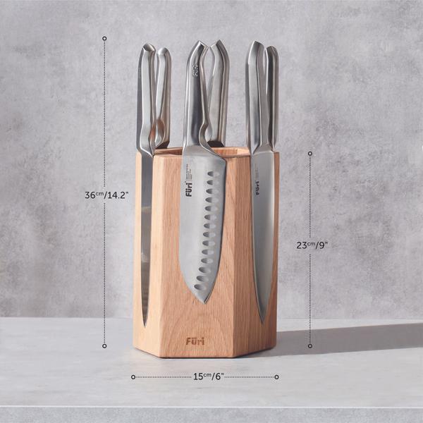 Magnetic Hexagonal Knife Block Set 7 Piece