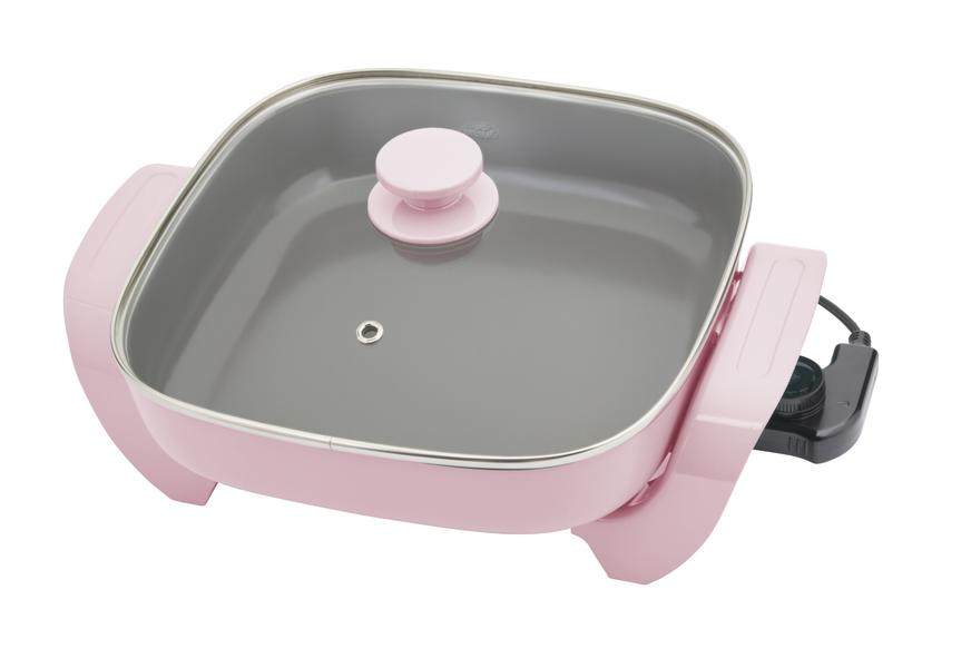 Electric Skillet, Pink - PFAS Free
