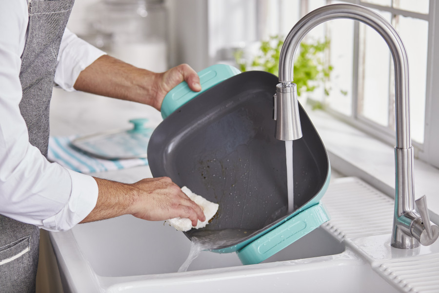 Electric Skillet, Turquoise - PFAS Free