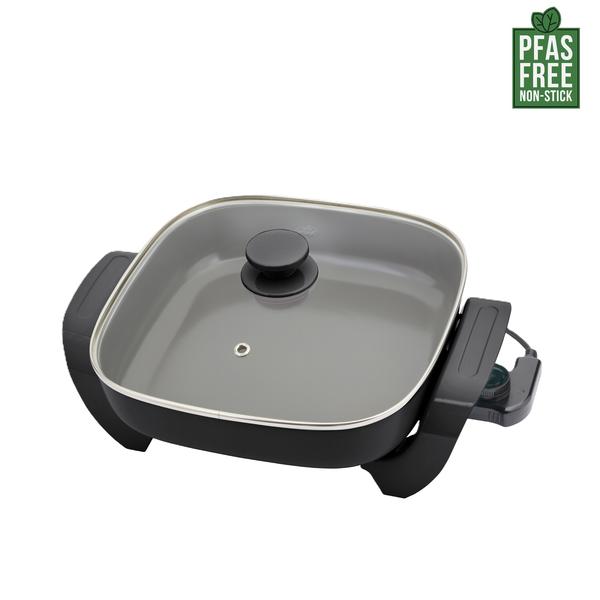 Electric Skillet, Black PFAS Free