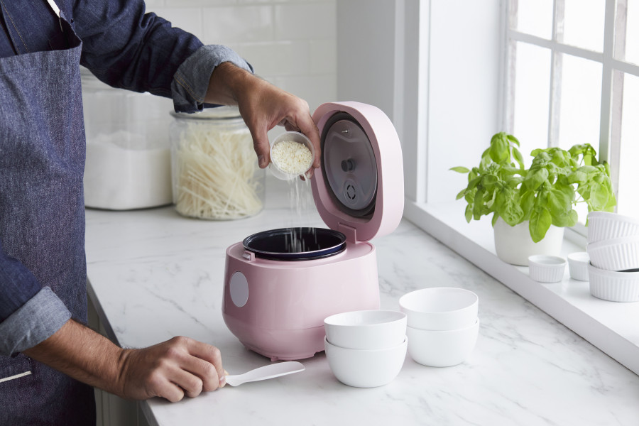 Rice Cooker, Pink 4cups/1,2L - PFAS Free
