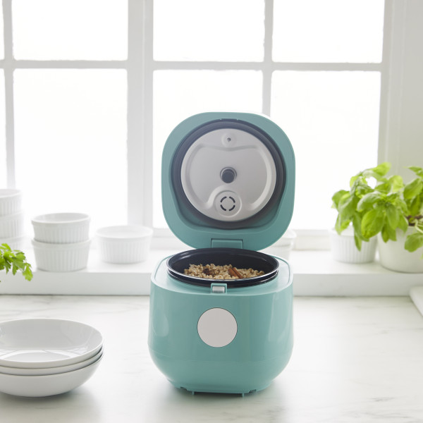 Rice Cooker, Turquoise 4cups/1,2L - PFAS Free