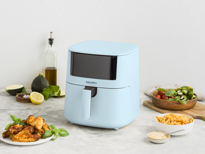 Bistro XXL PFAS Free Coloured Air fryer Light Blue - 7.2L
