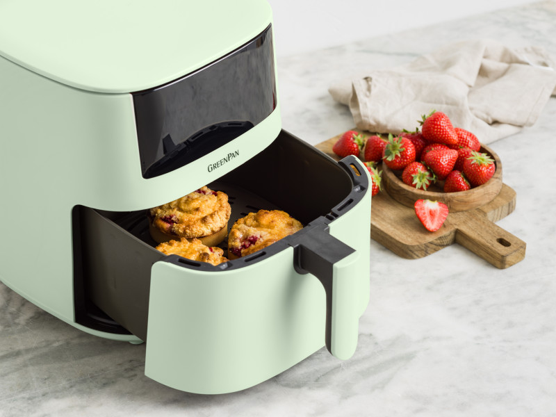 Bistro XXL PFAS Free Coloured Air fryer Mint Green - 7.2L