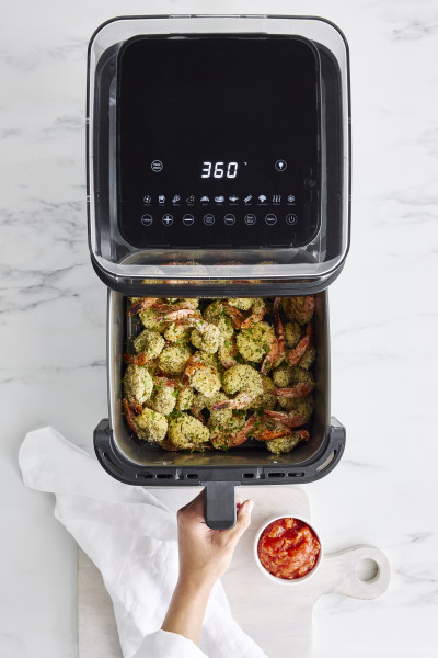 Bistro PFAS Free Airfryer with See-Thru Lid 6.5L