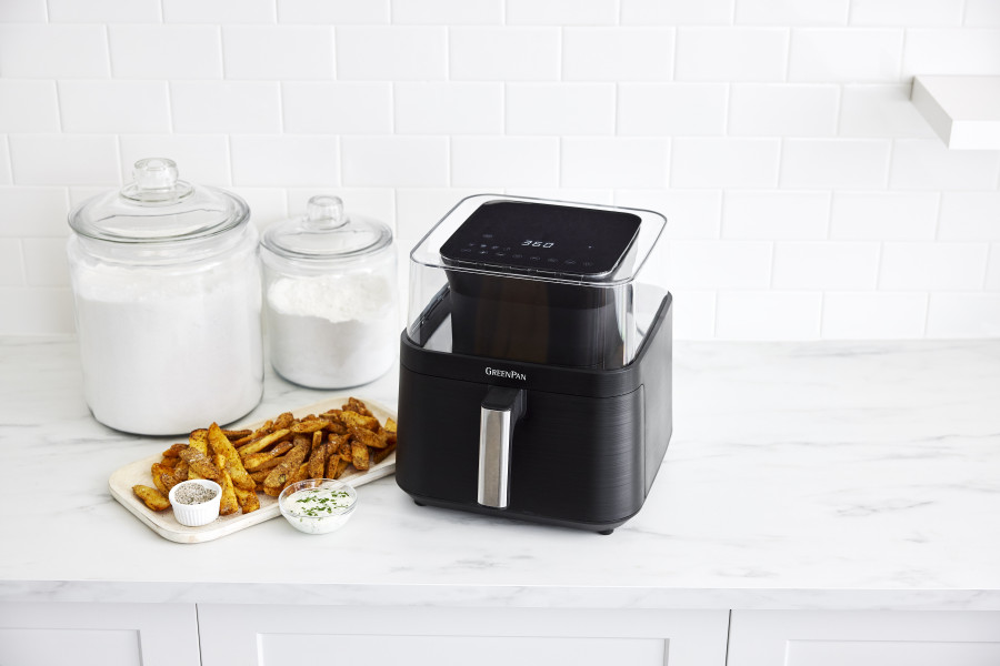 Bistro PFAS Free Airfryer with See-Thru Lid 6.5L