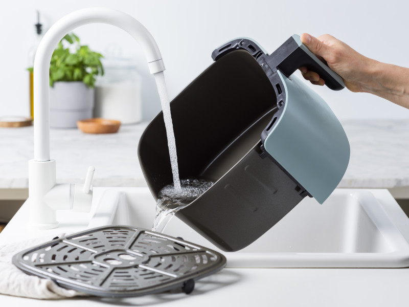 Bistro XXL Coloured Air fryer Smokey Sky Blue - 7.2L
