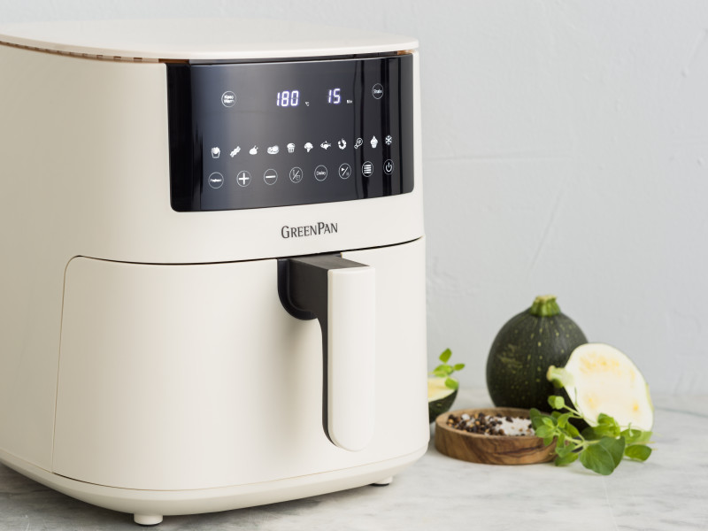 Bistro XXL PFAS Free Coloured Air fryer Taupe - 7.2L