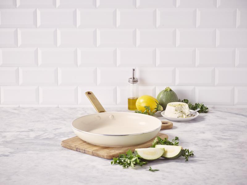 Padova 28cm Open Frypan Cream