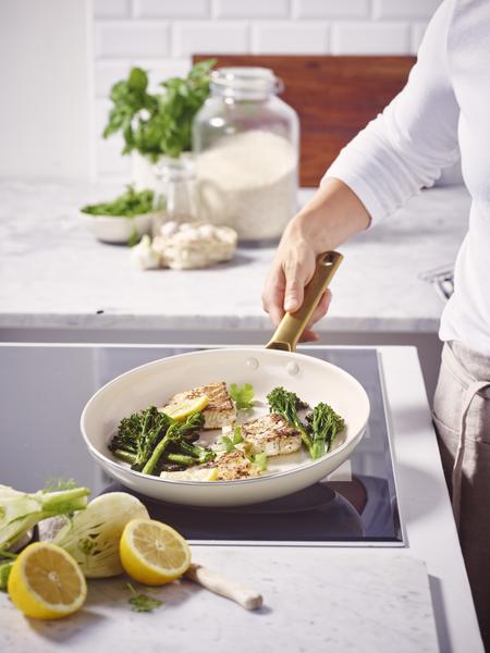 Padova PFAS Free 28cm Open Frypan Cream