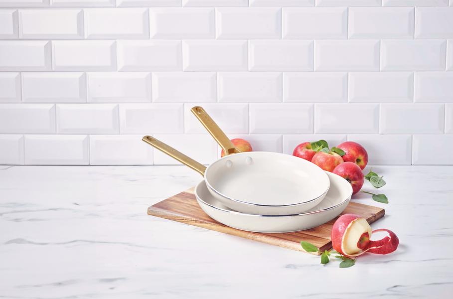 Padova 2 Piece Frypan 26/30cm Cream