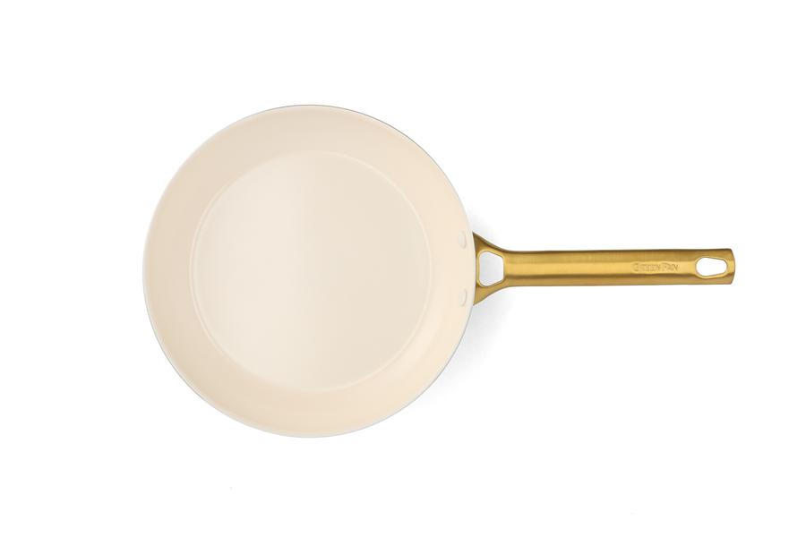Padova 2 Piece PFAS Free Frypan 26/30cm Cream