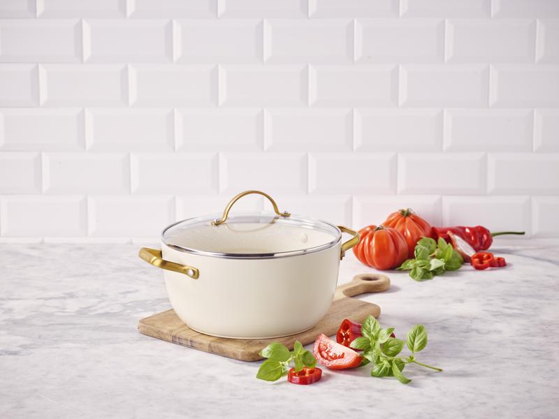 Padova PFAS Free Casserole 24cm/4.71L Cream