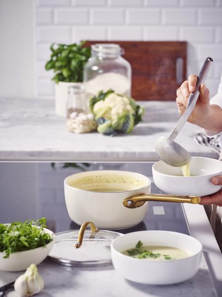 Padova PFAS Free Saucepan 18cm/2.01L Cream