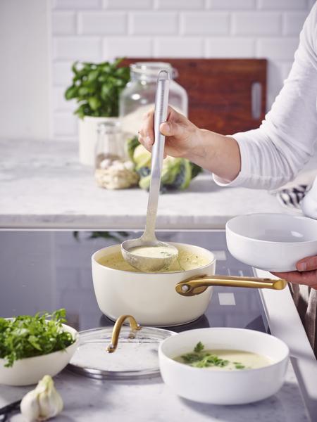 Padova PFAS Free Saucepan 18cm/2.01L Cream