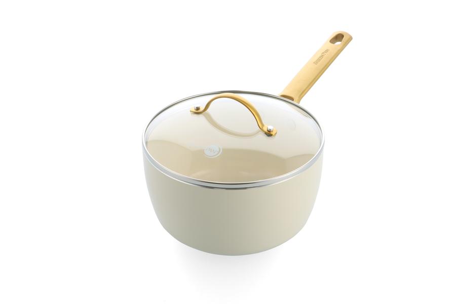 Padova PFAS Free Saucepan 18cm/2.01L Cream