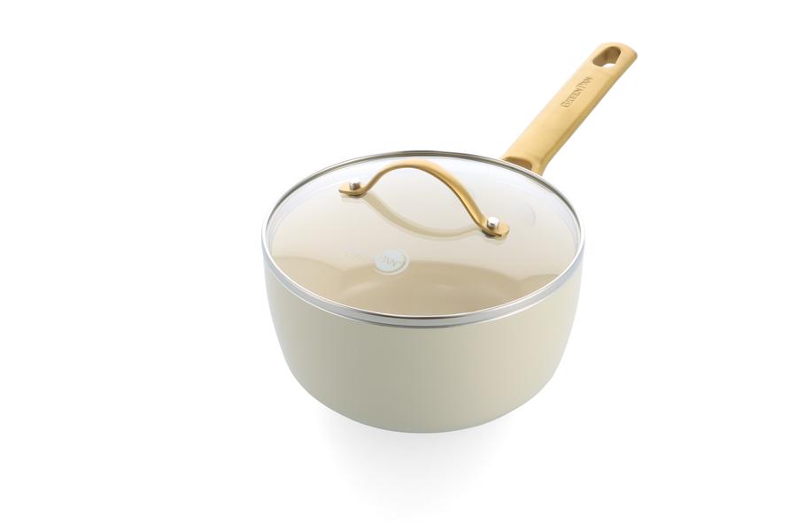 Padova PFAS Free Saucepan 18cm/2.01L Cream