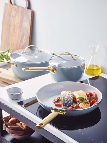 Padova Smokey Blue PFAS Free Frypan 28cm