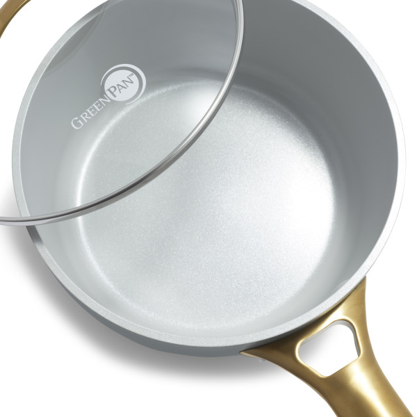 Padova Smokey Blue PFAS Free Covered Saucepan 18cm / 2.01L